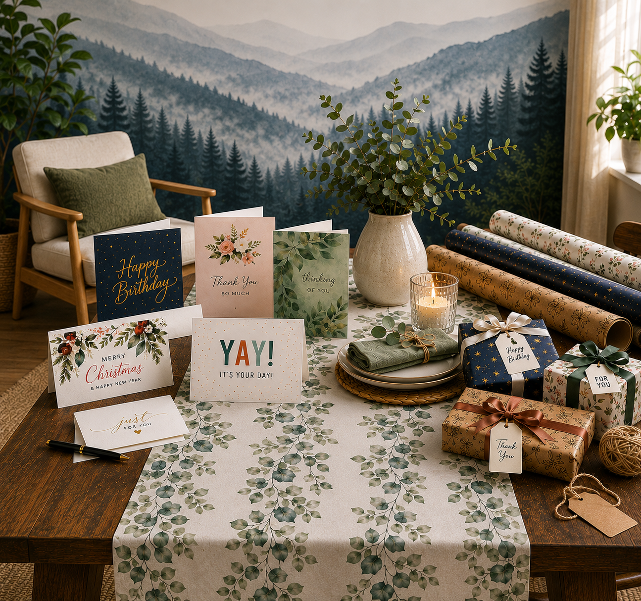 Greetings, Gifting, & Decor