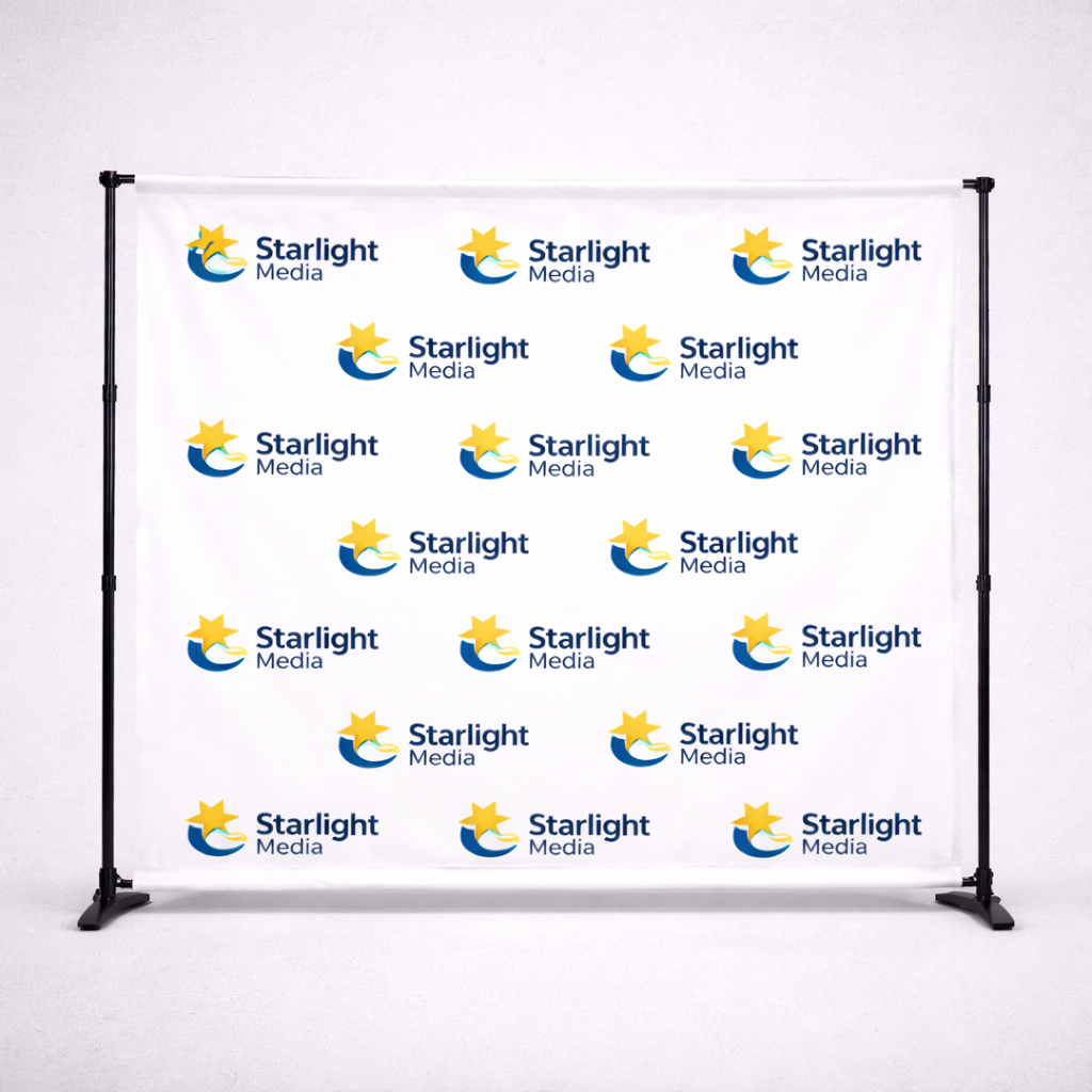 Step and Repeat Adjustable Backdrop