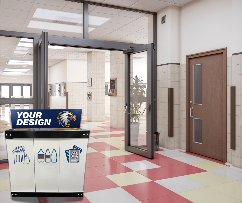 Coroplast Recycling Bin