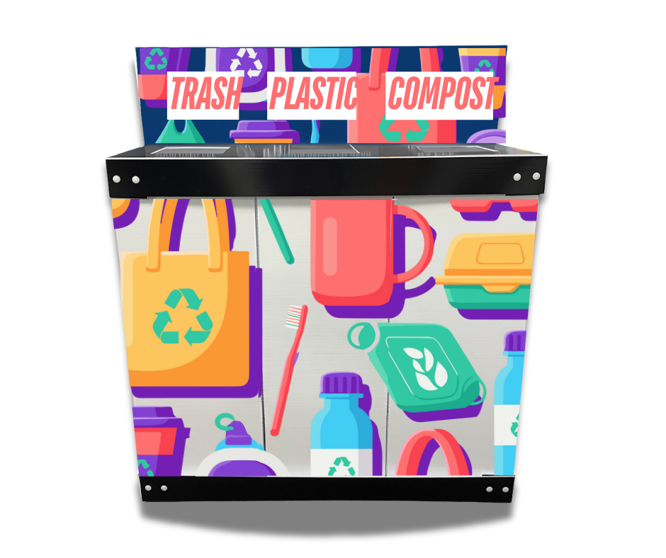 Coroplast Recycling Bin
