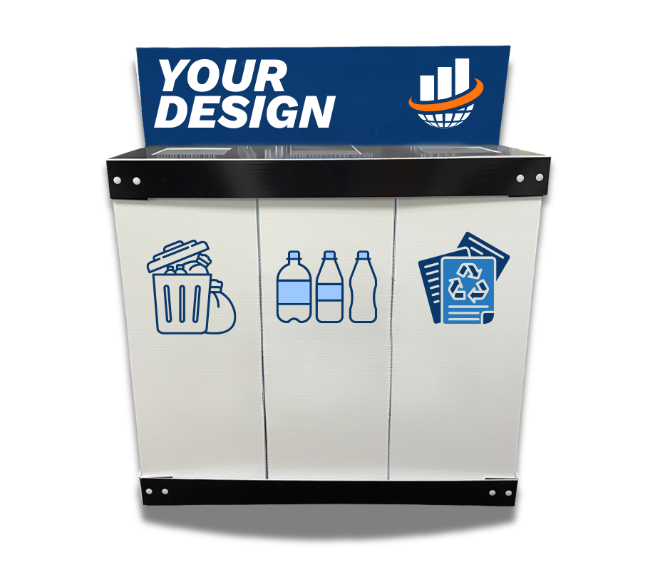 Coroplast Recycling Bin