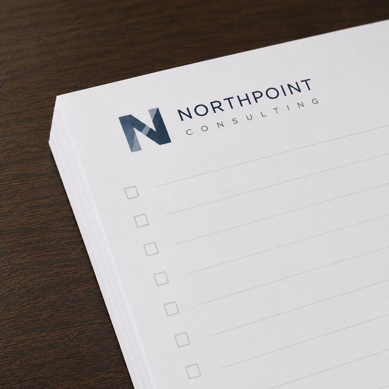 Business Notepads - Black ink 1