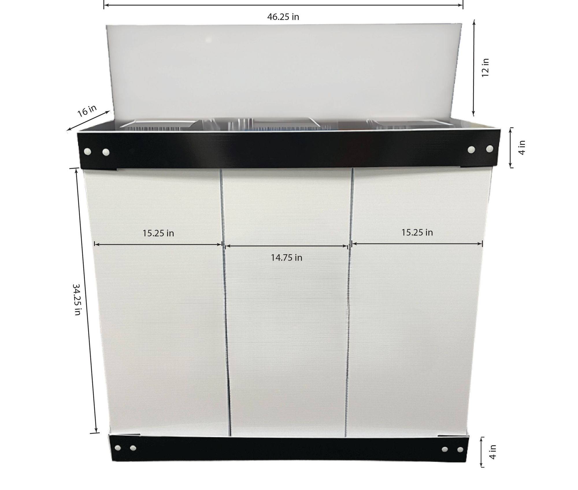 Coroplast Recycling Bin 2