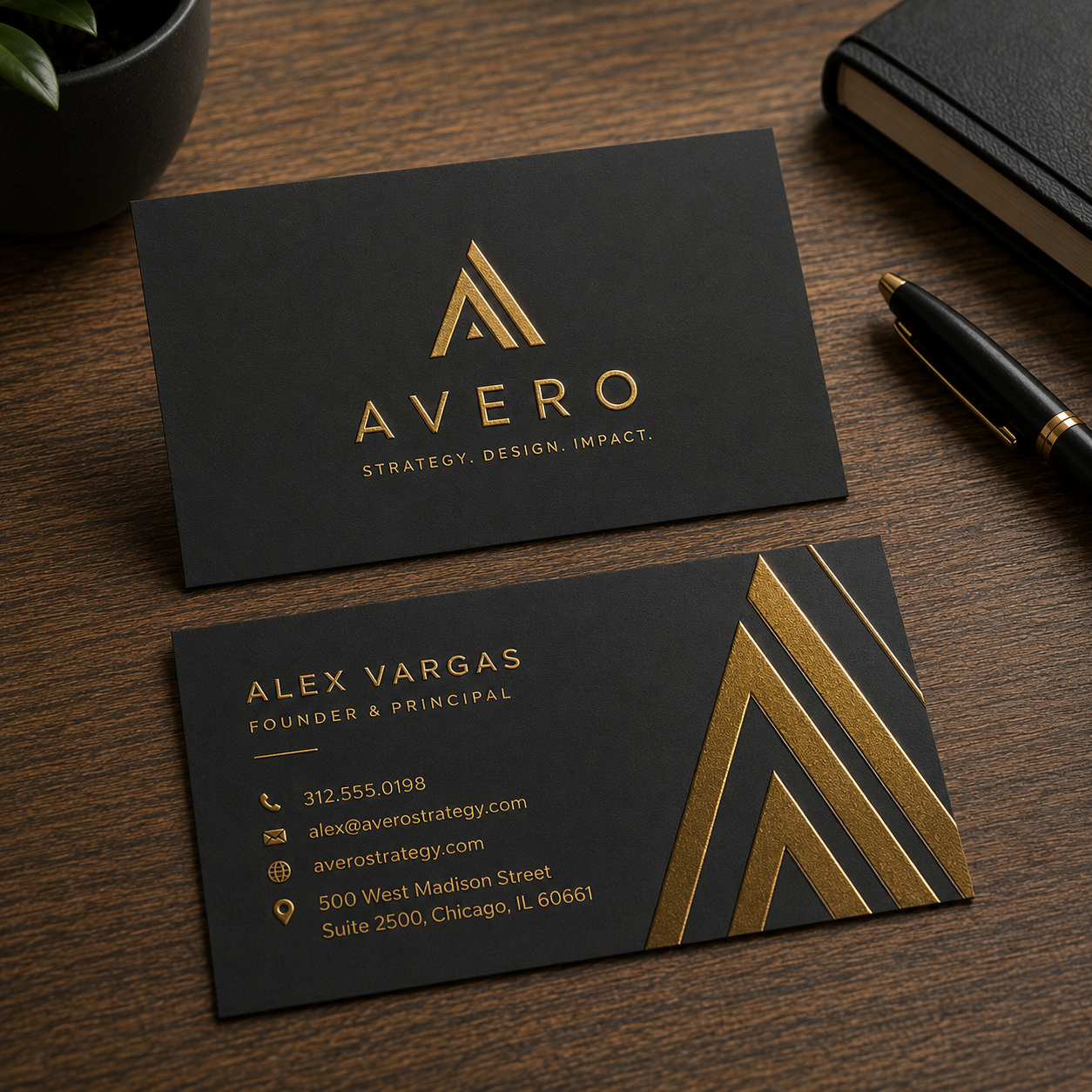 Business Cards - Soft Touch Raised UV 3