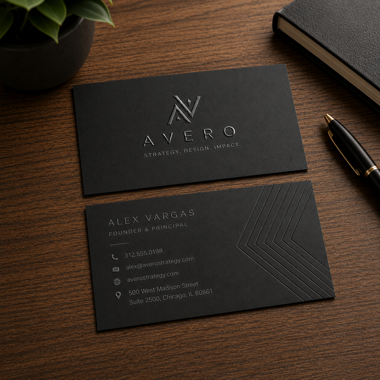 Business Cards - Soft Touch Raised UV 6