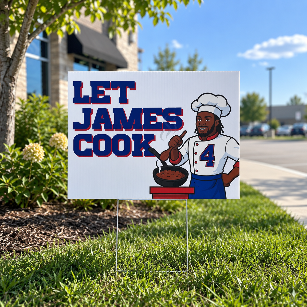 Buffalo Football Lawn Signs 2