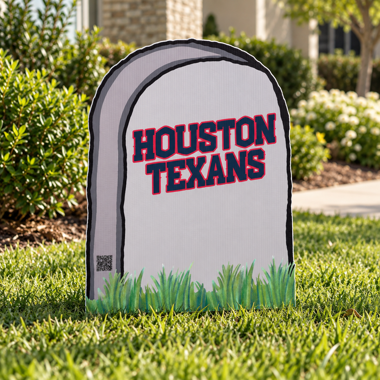 Gravestone Football Lawn Signs 2